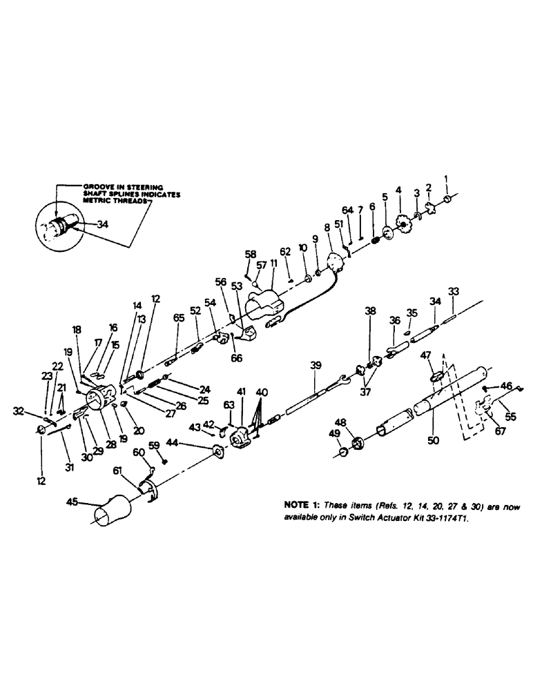 Схема запчастей Case IH 9130 - (01-17) - STEERING COLUMN ASSEMBLY (10) - CAB