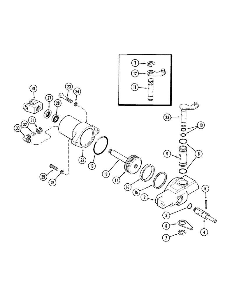 Схема запчастей Case IH 2394 - (9-072) - CLOTH SEAT, AIR/OIL SUSPENSION, CYLINDER ASSEMBLY, P.I.N. 9938101 AND AFTER (09) - CHASSIS/ATTACHMENTS