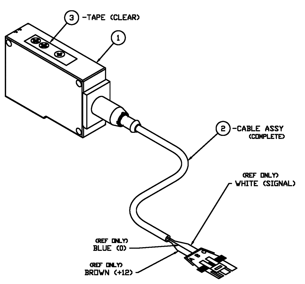 Схема запчастей Case IH 810 - (13-024) - SENSOR ASSEMBLY (06) - ELECTRICAL