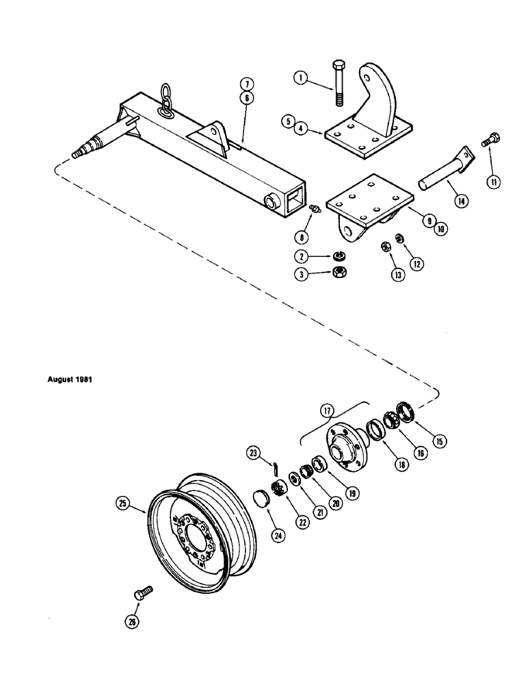 Схема запчастей Case IH SC7 - (27C) - GAUGE WHEELS, SC5, SC7, SC9, SC11 MAIN AND SC15 WING, S/N 1634941 AND AFTER, ELECTRIC WHEEL HUB, EW 