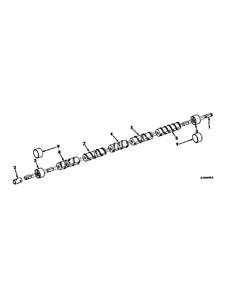 Схема запчастей Case IH 80 - (A-24) - AUGERS AND RELATED PARTS, FOUR ROW LISTER 