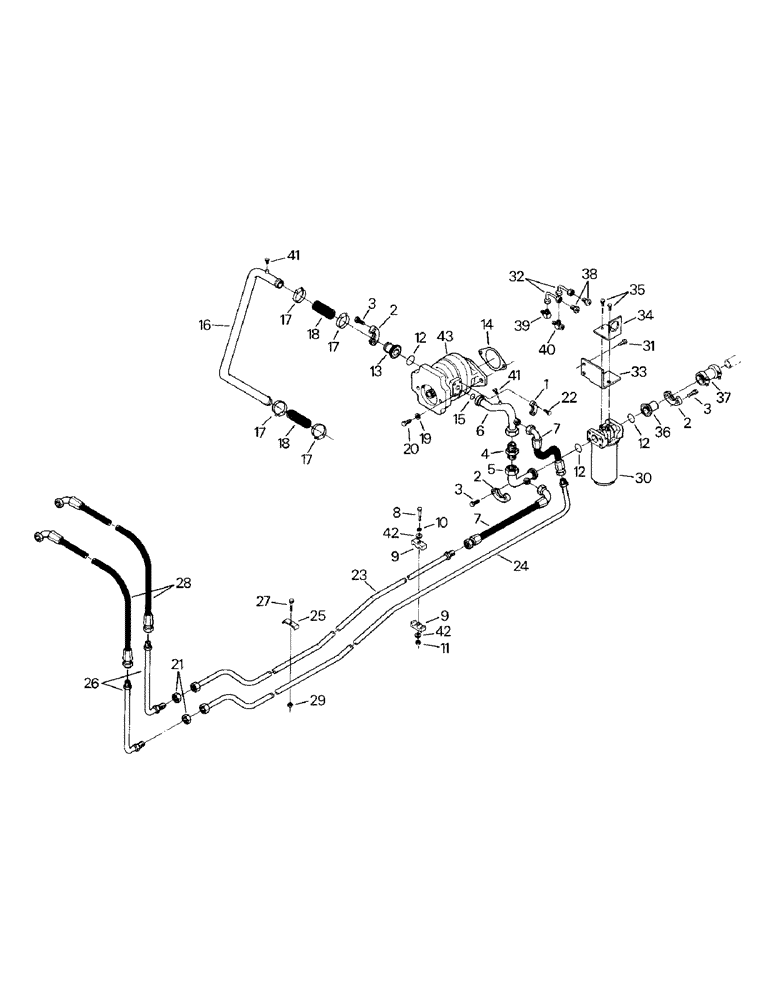 Схема запчастей Case IH STEIGER - (08-04) - HYDRAULIC SYSTEM, CHARGE PUMP AND FILTER (07) - HYDRAULICS