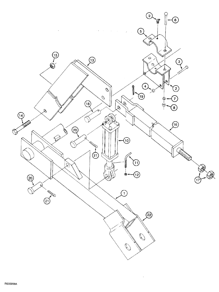 Схема запчастей Case IH 5600 - (9-026) - MAIN FRAME DEPTH CONTROL ROCKSHAFT, NON LEVEL LIFT MODELS, SINGLE & DOUBLE FOLD,25 THRU 45 FOOT WIDE (18) - MISCELLANEOUS