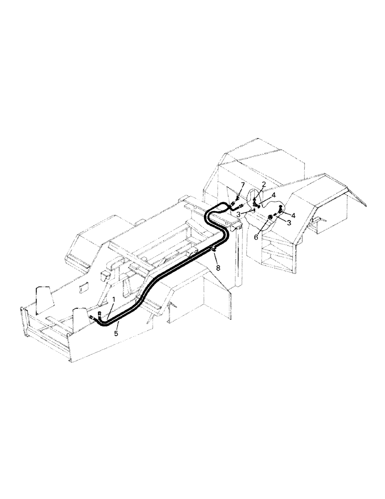 Схема запчастей Case IH ST450 - (07-01) - FUEL LINES AND FITTINGS, CUMMINS ENGINE (02) - FUEL SYSTEM