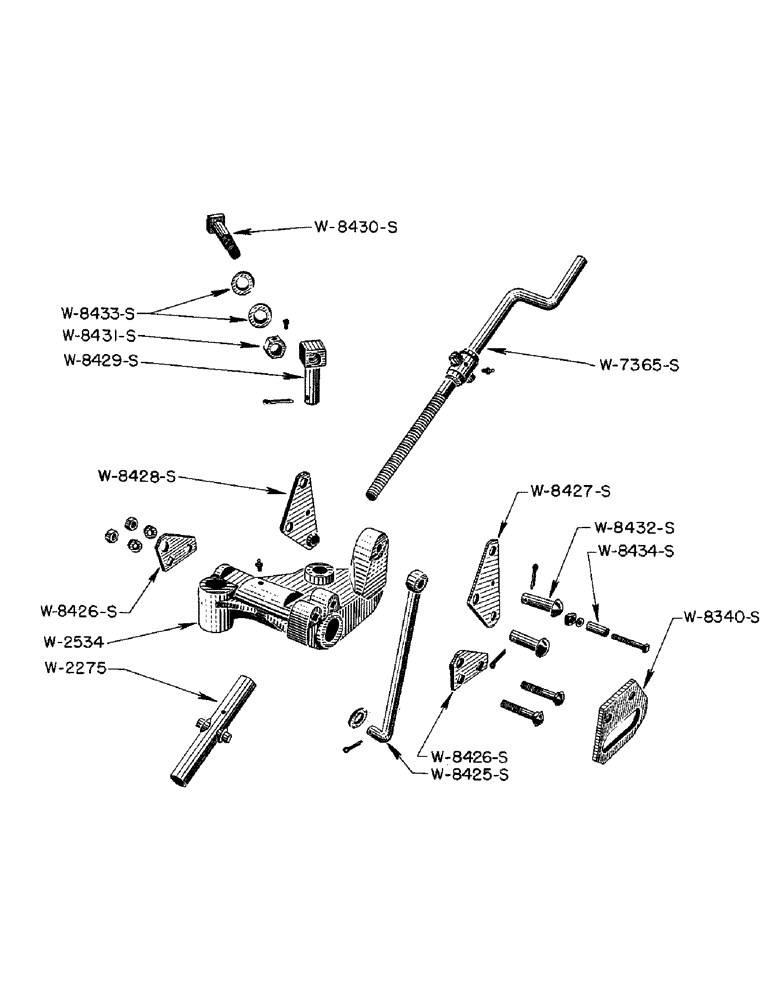 Схема запчастей Case IH WPH - (13) - DEPTH ADJUSTING SCREW, WPA PLOW 