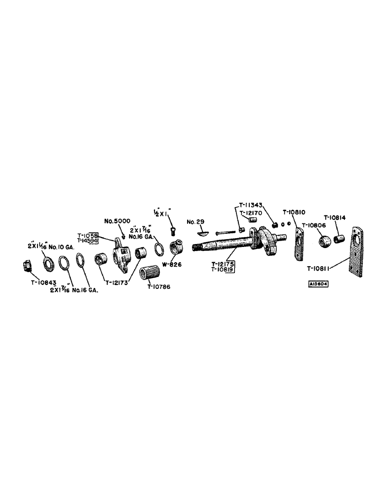 Схема запчастей Case IH T-SERIES - (09) - PIVOT JACKSHAFT ASSEMBLY 