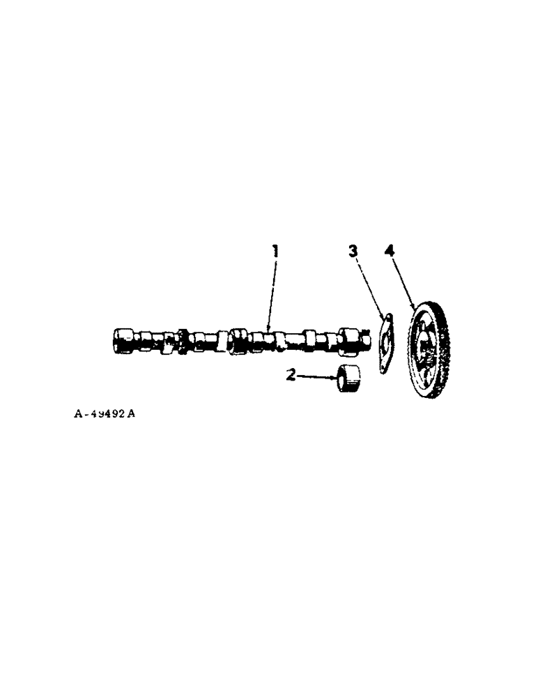 Схема запчастей Case IH 201 - (A-009[A]) - ENGINE CAMSHAFT (10) - ENGINE