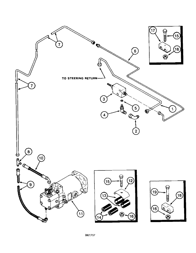 Схема запчастей Case IH 1800 - (6-10) - FOOT-N-INCH VALVE SYSTEM (03) - POWER TRAIN