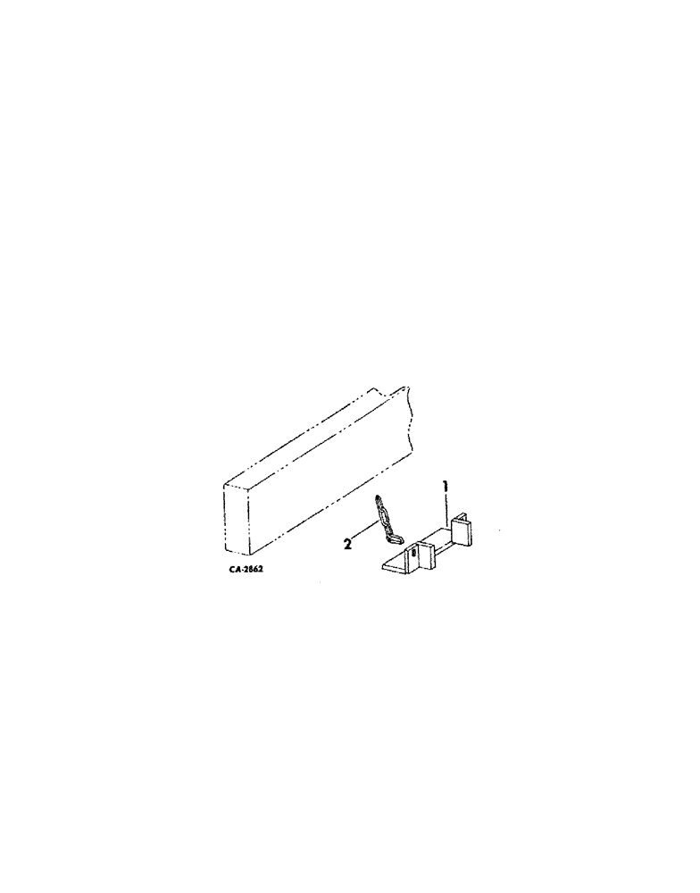 Схема запчастей Case IH 120 - (G-13[A]) - BOLSTER PLATE AND CHAIN 