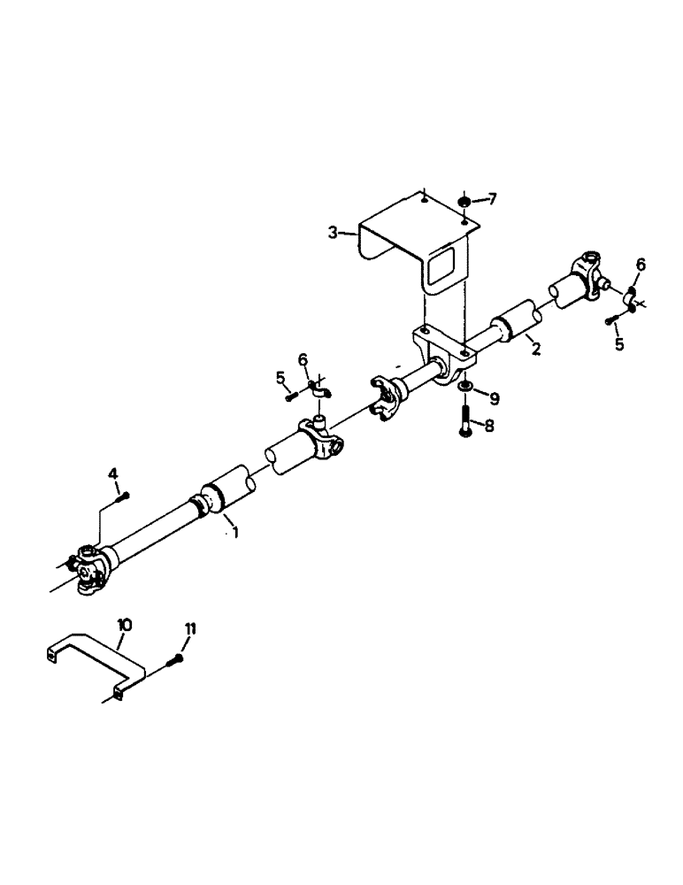 Схема запчастей Case IH 9130 - (10-14) - PTO DRIVESHAFT AND MOUNTING Options & Miscellaneous