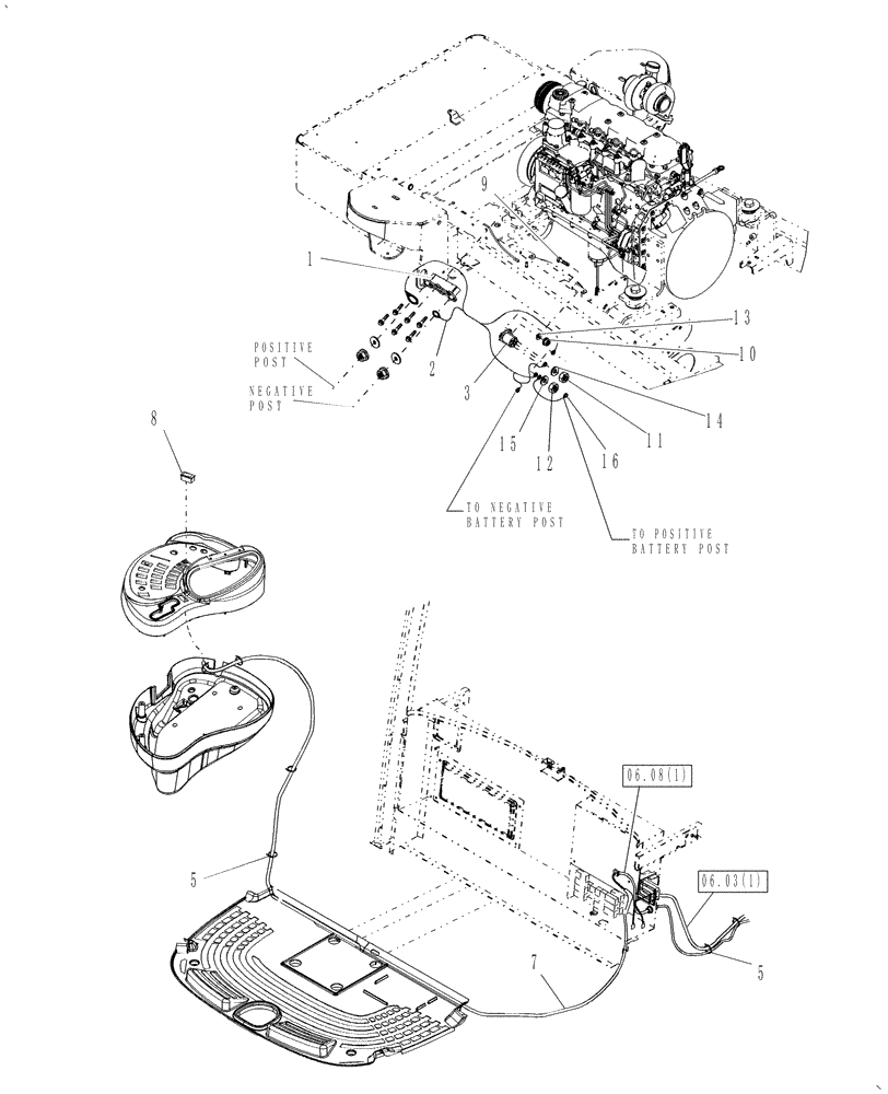 Схема запчастей Case IH WD1203 - (06.13[1]) - COLD START (06) - ELECTRICAL