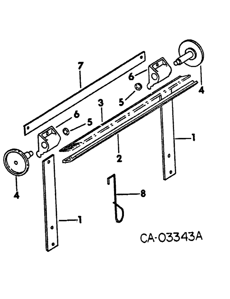 Схема запчастей Case IH 500 - (C-22) - CUT-OFF BRUSH ASSY 