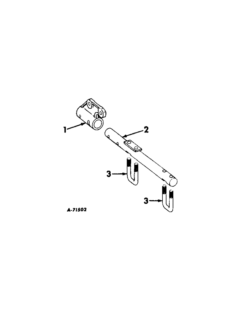 Схема запчастей Case IH 669 - (AG-07[A]) - TOOL BAR ATTACHING UNIT 