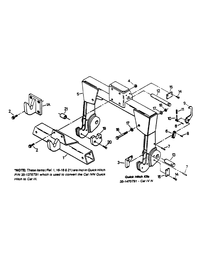 Схема запчастей Case IH 9180 - (10-06) - QUICK HITCH AND MOUNTING Options & Miscellaneous