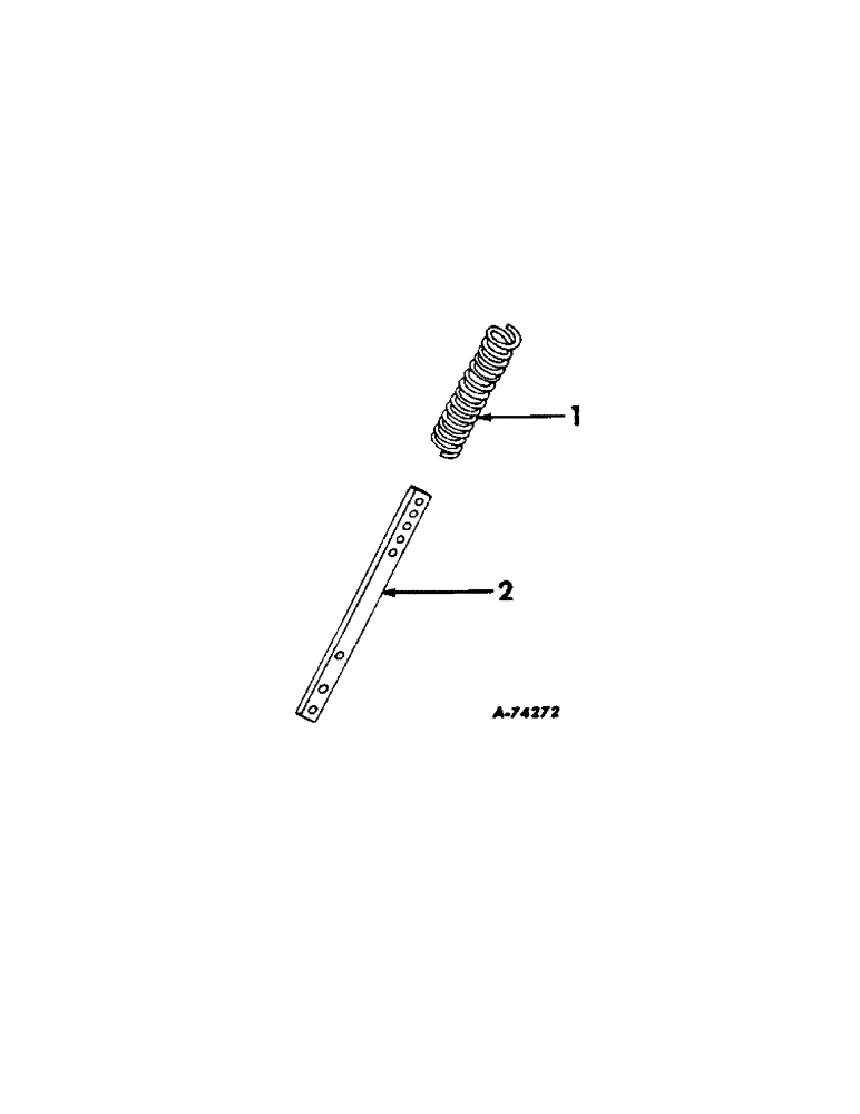 Схема запчастей Case IH 188 - (C-22) - PRESS WHEEL SPRING ATTACHMENT, FOR USE WITH DEPTH BAND ATTACHMENT & GAUGE SHOE ATTACHMENT 