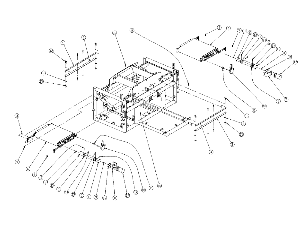 Схема запчастей Case IH 438 - (08-010) - BELT CARTRIDGE GROUP, FLEX Boom Group