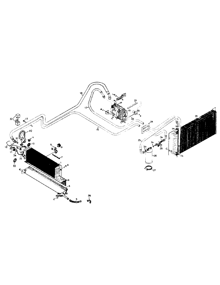 Схема запчастей Case IH 6500 - (9-30) - AIR CONDITIONING (09) - CHASSIS