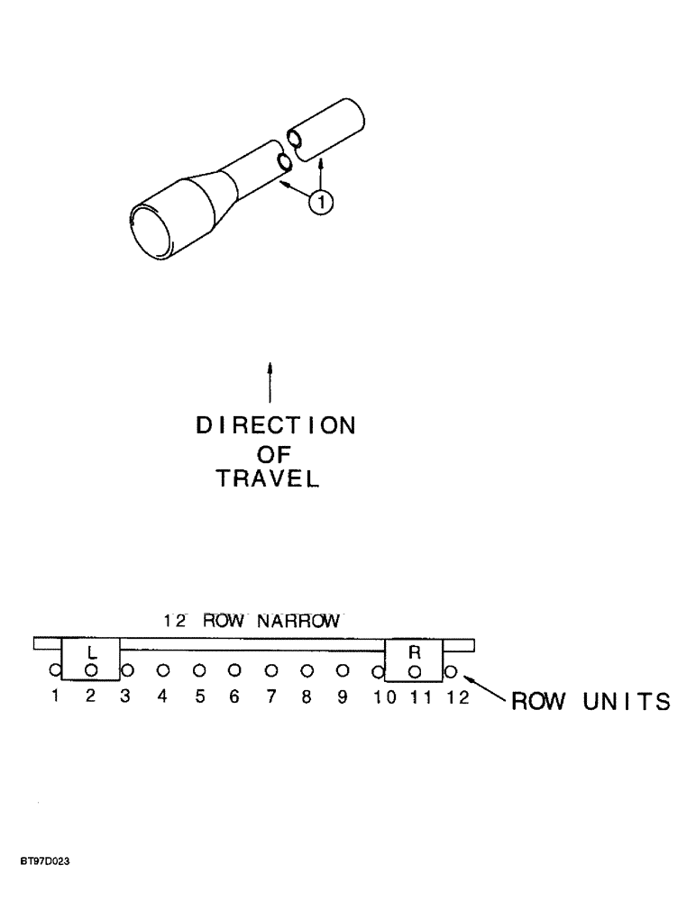 Схема запчастей Case IH 955 - (9C-31A) - SEED DELIVERY TUBE, 12 ROW NARROW - RIGID (09) - CHASSIS/ATTACHMENTS