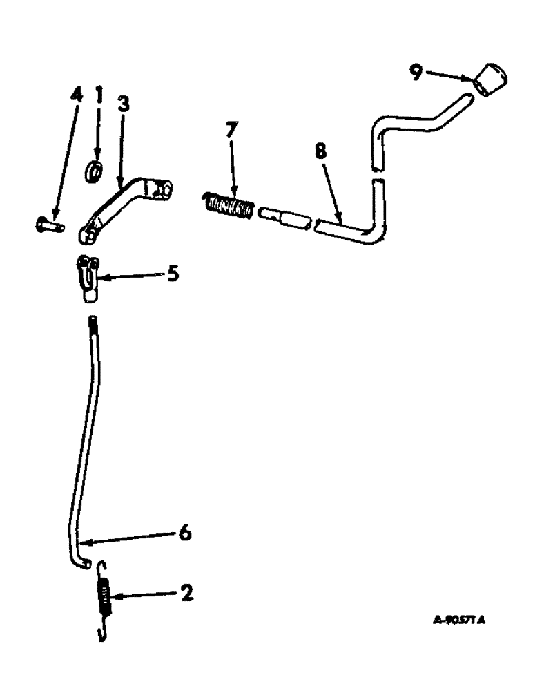 Схема запчастей Case IH 2856 - (H-14) - CONTROLS, POWER TAKE-OFF LEVER AND CONNECTIONS Controls