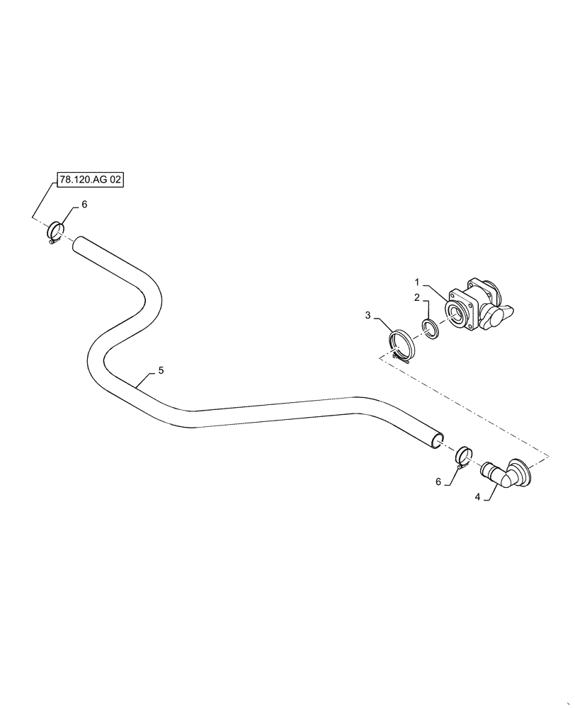 Схема запчастей Case IH PATRIOT 3240 - (78.120.AF[01]) - FOAM TANK FILL STATION (78) - SPRAYING