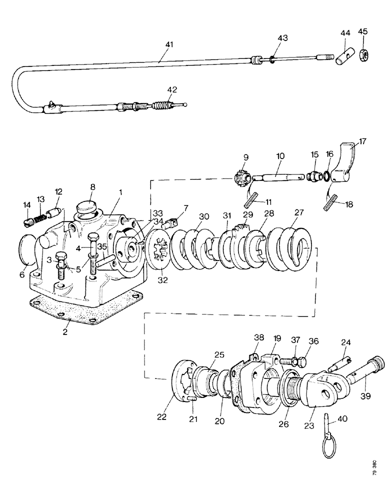 Схема запчастей Case IH 1490 - (L07-1) - SELECTIVE SENSING UNIT (09) - IMPLEMENT LIFT