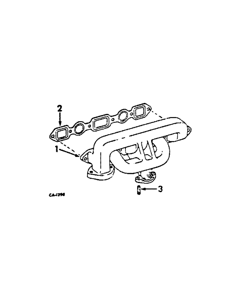 Схема запчастей Case IH C-157 - (J-25[A]) - MANIFOLD UNDERSLUNG 