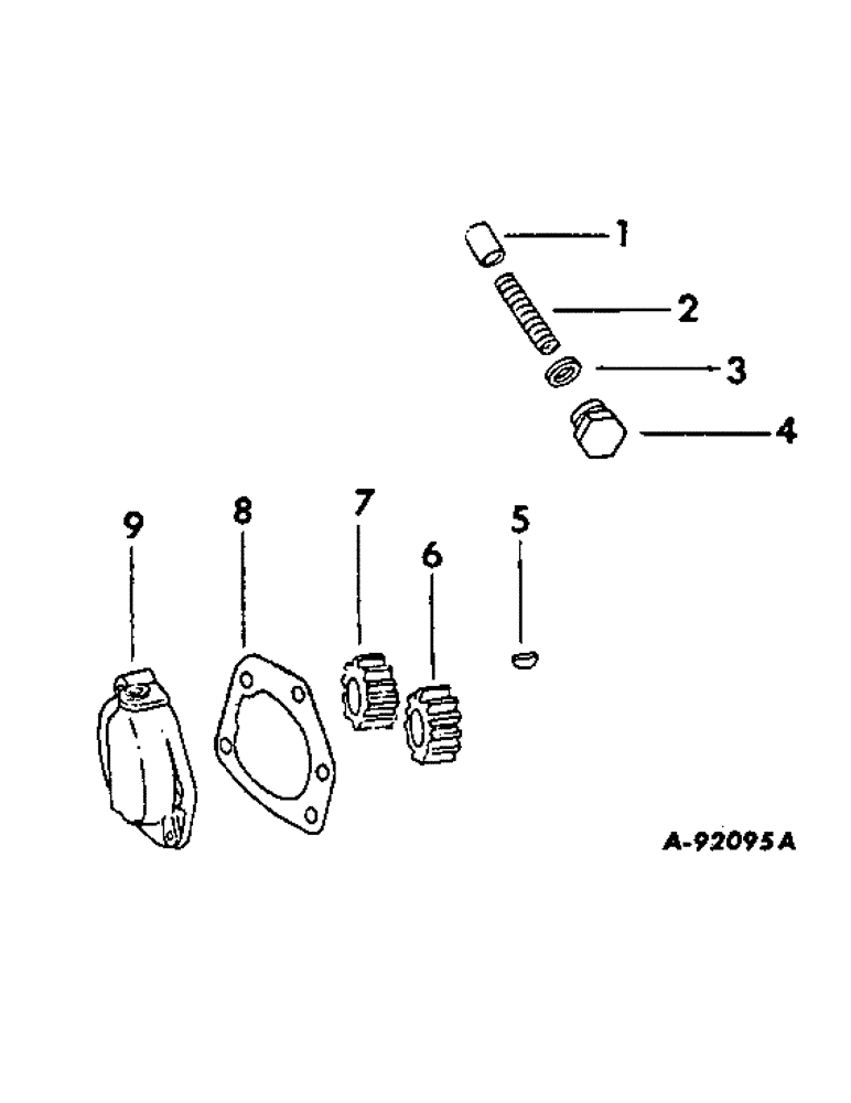 Схема запчастей Case IH INTERNATIONAL - (12-19[1]) - POWER, C-60 ENGINE, OIL PUMP AND RELATED PARTS Power