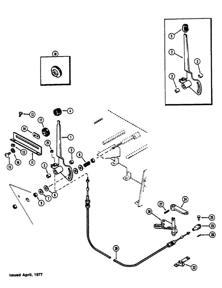 Схема запчастей Case IH 1175 - (155A) - DRAFT CONTROLS (06) - POWER TRAIN