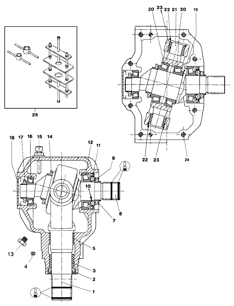 Схема запчастей Case IH 2062 - (09-12) - KNIFE DRIVE BOX ASSEMBLY (03) - CHASSIS/MOUNTED EQUIPMENT