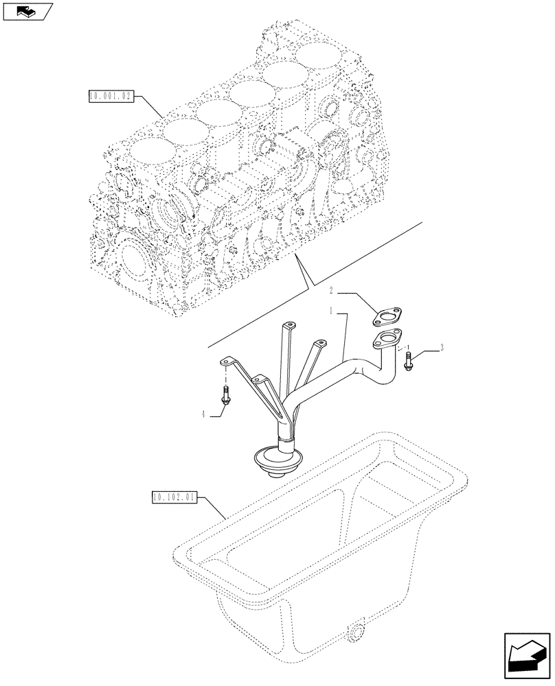 Схема запчастей Case IH F2CFE613L A005 - (10.304.05) - FUEL INJECTION SYSTEM (504155883) (10) - ENGINE