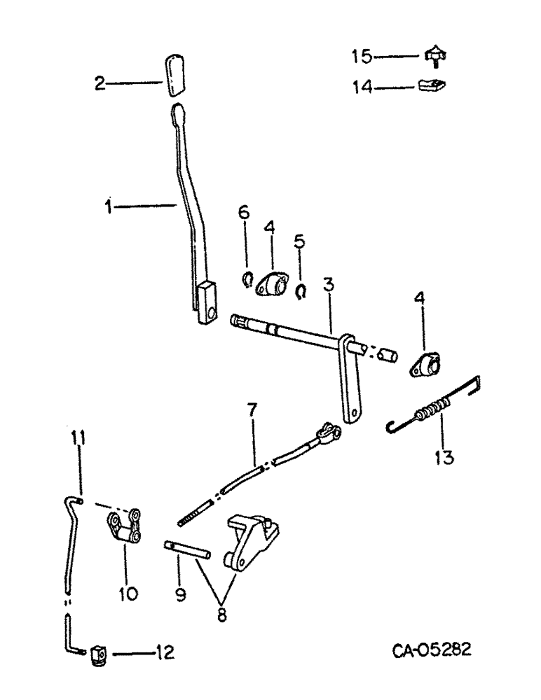 Схема запчастей Case IH 1586 - (07-23) - DRIVE TRAIN, INDEPENDENT PTO CONTROLS (04) - Drive Train