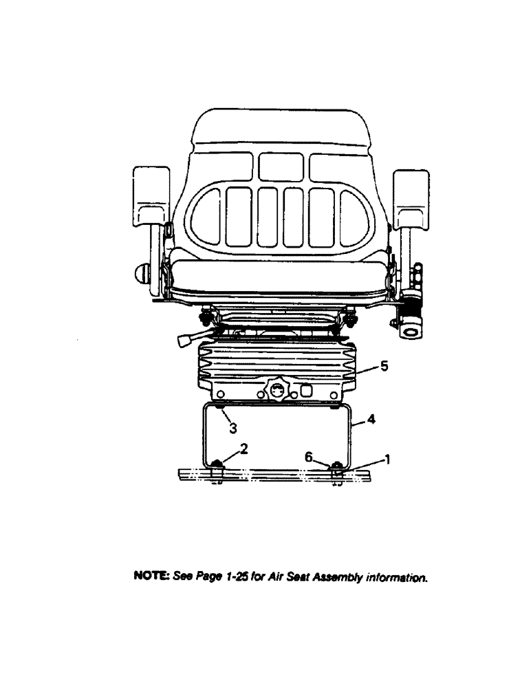 Схема запчастей Case IH 9130 - (01-19) - SEAT AND SUSPENSION, MECHANICAL SEAT (10) - CAB