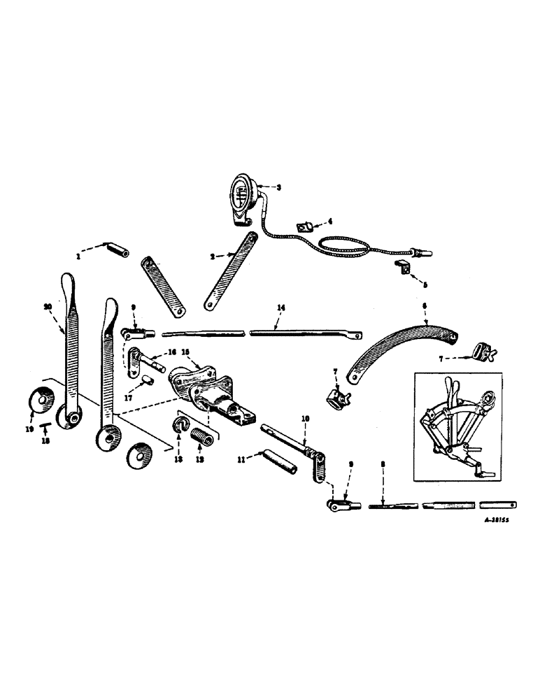 Схема запчастей Case IH 140 - (10-05) - HYDRAULICS, TOUCH-CONTROL SYSTEM, CONTROL LEVERS AND SUPPORTS, UNITS A, B, AND C (07) - HYDRAULICS