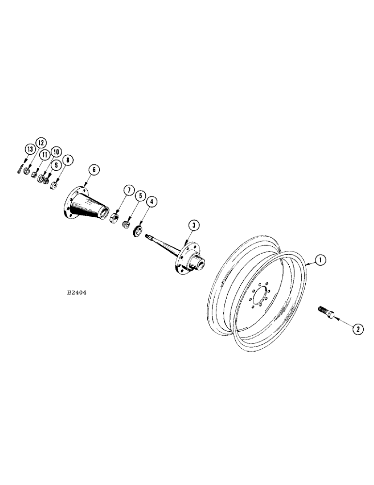 Схема запчастей Case IH 460 - (100) - WHEELS AND HUBS (44) - WHEELS