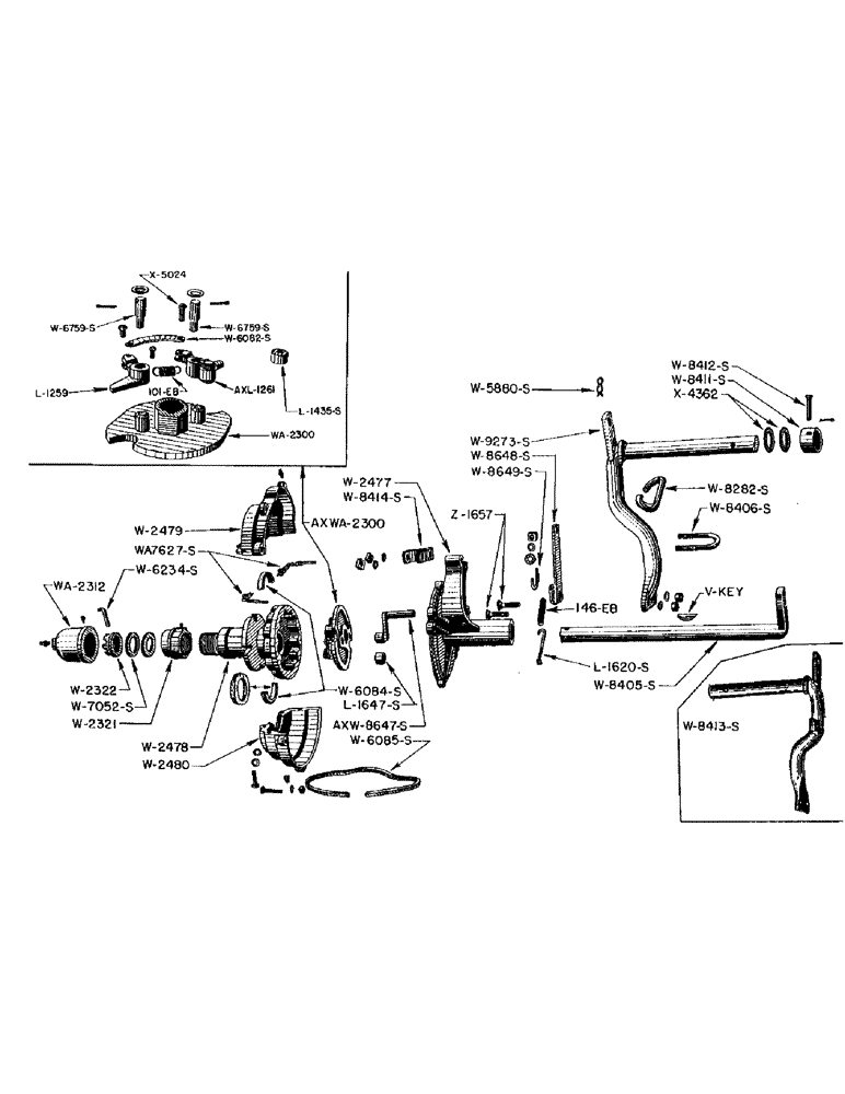 Схема запчастей Case IH WPA - (24) - POWER AXLE, WPA PLOW 