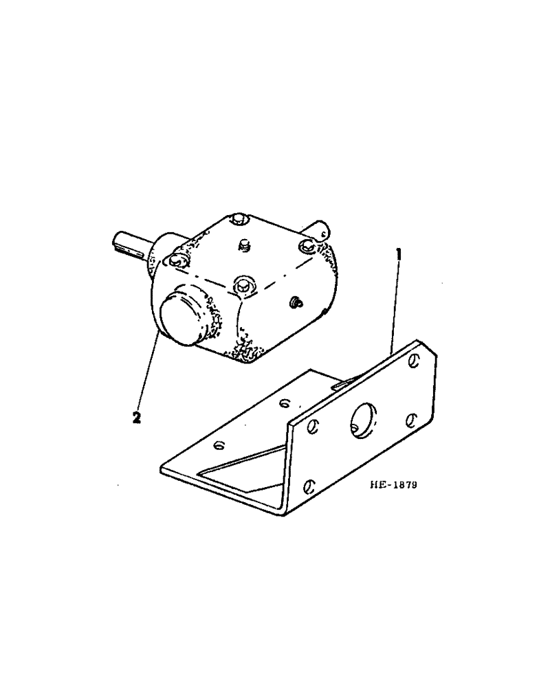 Схема запчастей Case IH 580 - (B-09[A]) - MITER GEAR CASE SUPPORT (00) - COMPLETE MACHINE