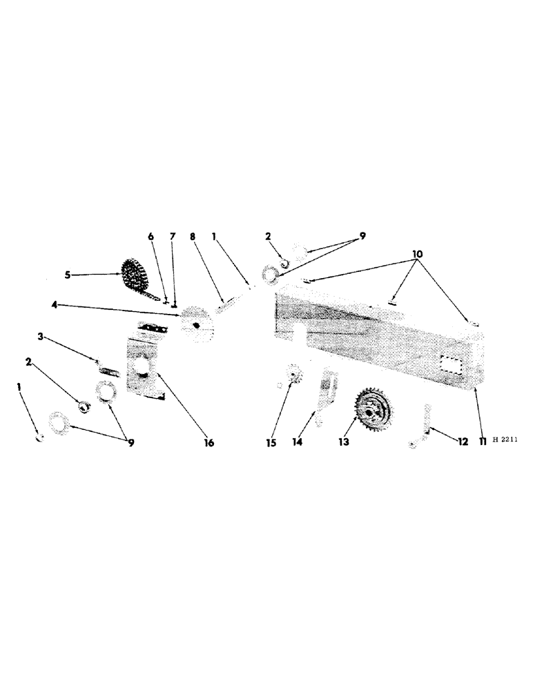 Схема запчастей Case IH 275 - (L-12) - FRONT DRIVE SHAFT 