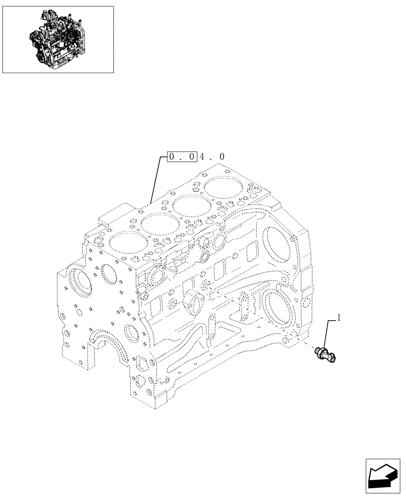 Схема запчастей Case IH JX1070U - (0.27.2) - MOTOR SENSORS (01) - ENGINE