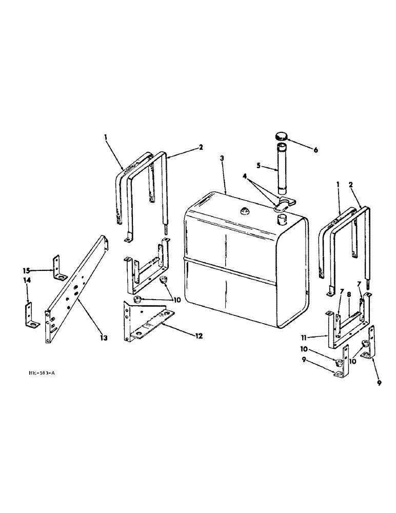 Схема запчастей Case IH 375 - (E-04) - FUEL SYSTEM, FUEL TANK (02) - FUEL SYSTEM