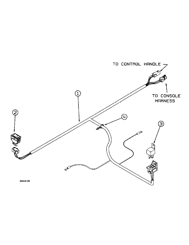 Схема запчастей Case IH 2055 - (4-21E) - BASKET DUMP HARNESS (06) - ELECTRICAL SYSTEMS