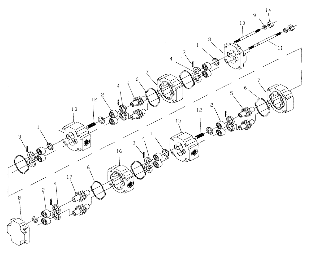 Схема запчастей Case IH 7700 - (B04[12]) - FLOW DIVDER HIGH HORSEPOWER Hydraulic Components & Circuits