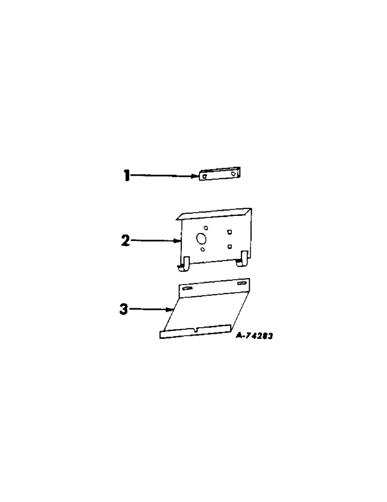 Схема запчастей Case IH 186 - (C-29[A]) - CHAIN GUARD ATTACHMENT 