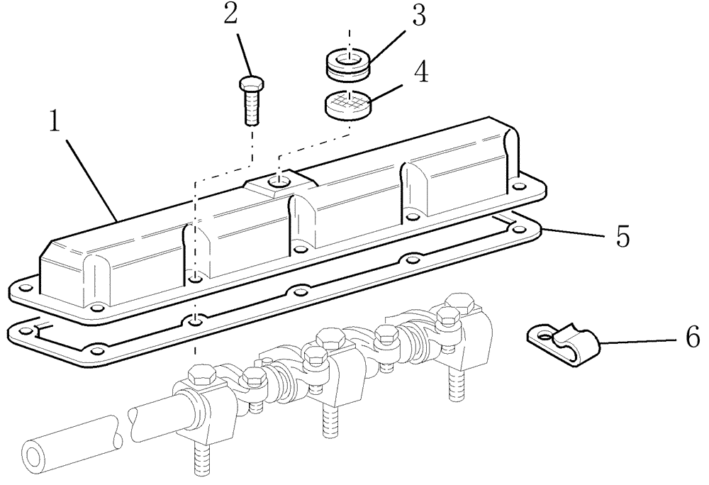 Схема запчастей Case IH WDX1101 - (084) - ENGINE, VALVE COVER & BREATHER (10) - ENGINE