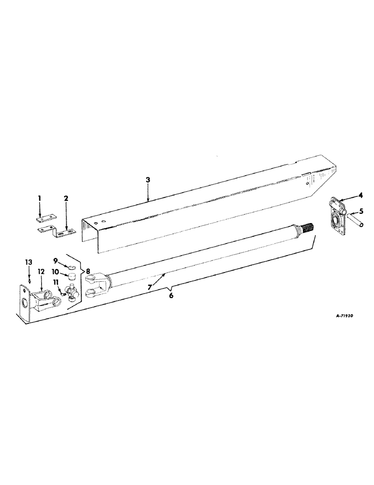 Схема запчастей Case IH 410 - (F-20) - POWER DRIVE EQUIPMENT (ROCKWELL STANDARD), (FOR TRAILING TYPE) 