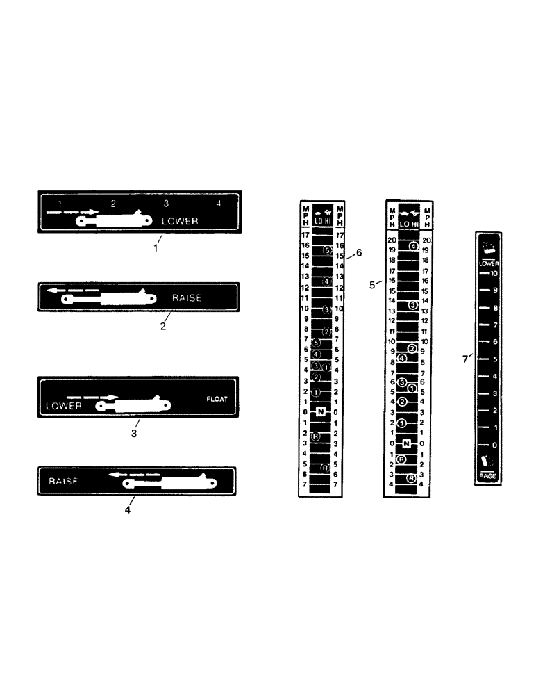 Схема запчастей Case IH PTA310 - (09-3) - TILT CONSOLE DECALS (13) - DECALS