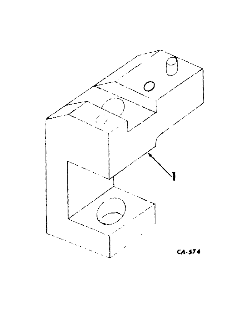 Схема запчастей Case IH 826 - (14-11) - SUSPENSION, CYLINDER MOUNTING CLEVIS Suspension