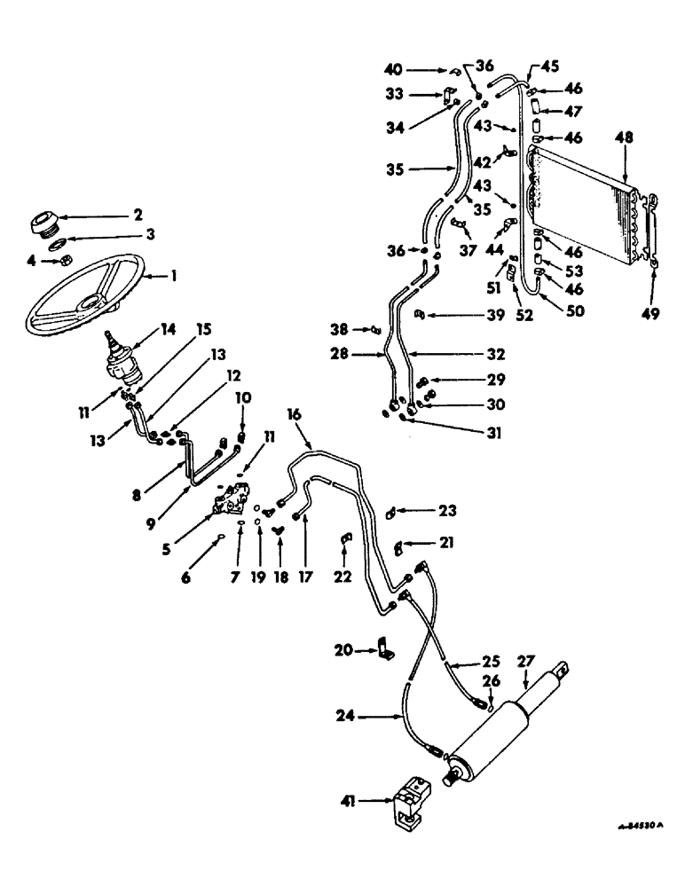 Схема запчастей Case IH 2856 - (J-06) - STEERING MECHANISM, POWER STEERING, INTERNATIONAL TRACTORS Steering Mechanism