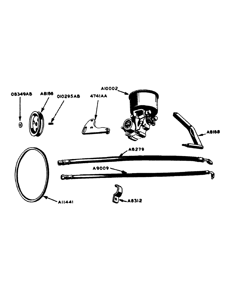 Схема запчастей Case IH 700 - (153) - HYDRAULIC POWER STEERING PUMP (05) - STEERING