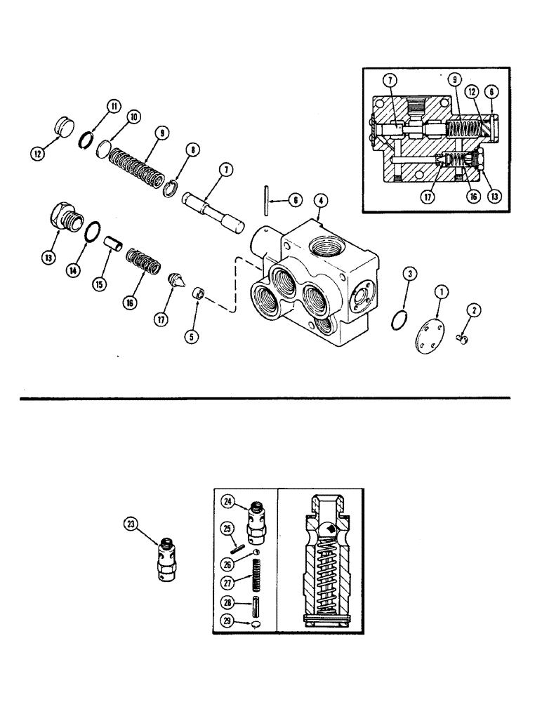 Схема запчастей Case IH 2870 - (266) - PRESSURE REGULATOR VALVE (08) - HYDRAULICS