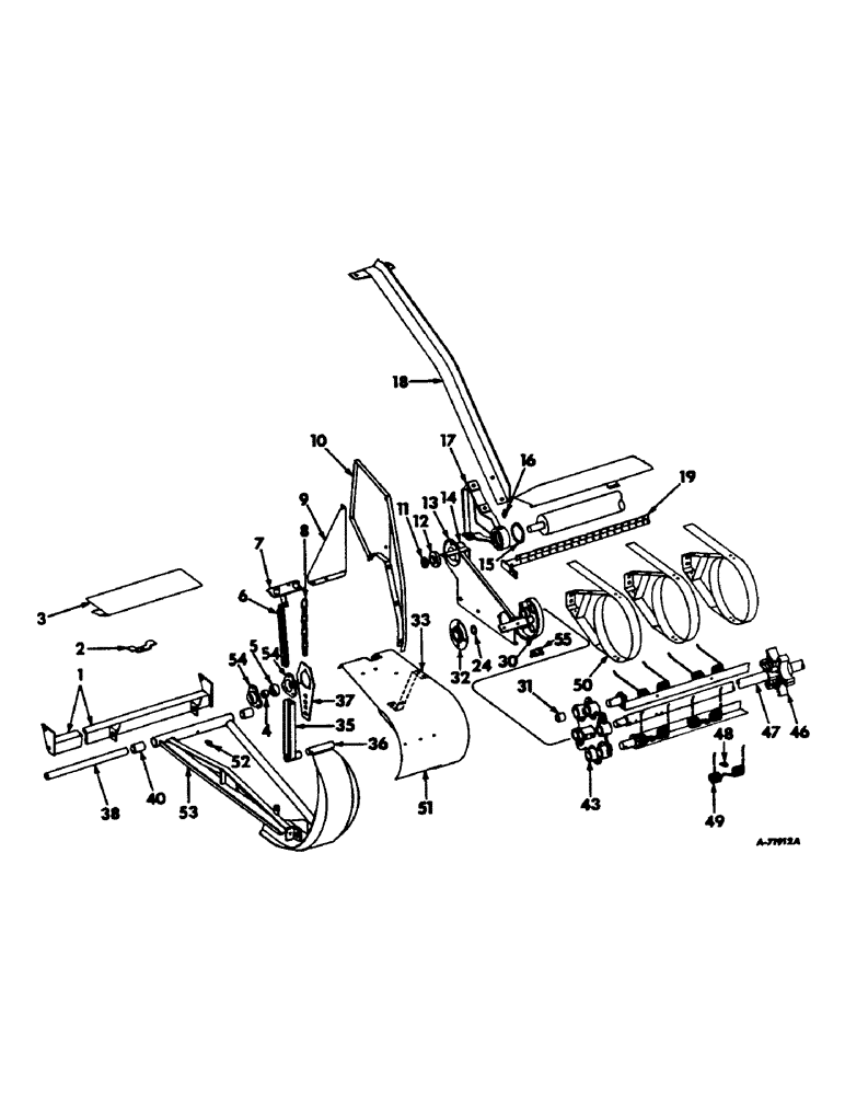 Схема запчастей Case IH 303 - (270) - WINDROW PICKUP, ROTARY TYPE, BASIC (58) - ATTACHMENTS/HEADERS